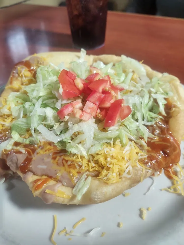Enchilada Taco and Tostada